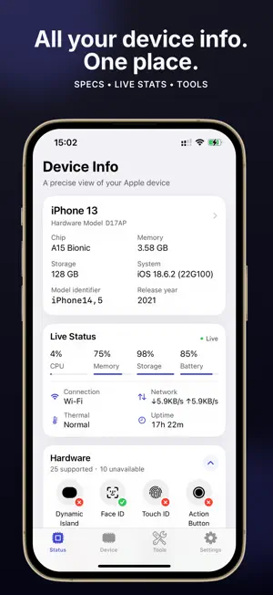 Device Info: System Monitor screenshot 1