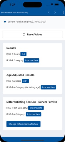 IPSS-R Advanced Calculatorのおすすめ画像2