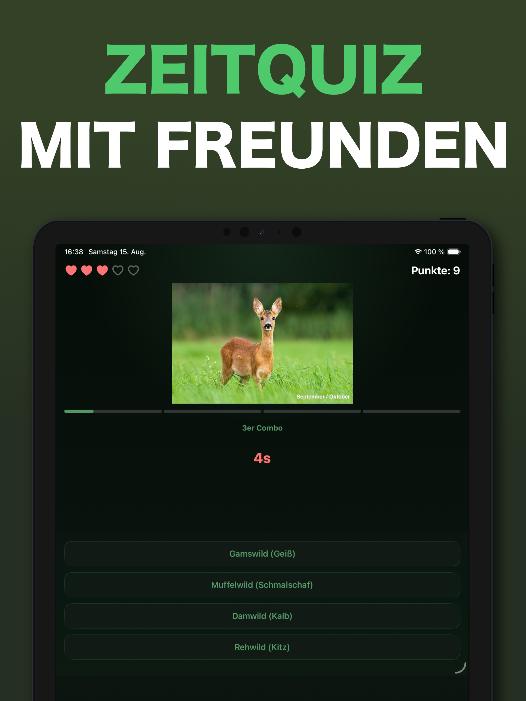 Jagdzeiten App - Hunting Plus screenshot 12