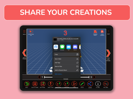 Anim8 iPad app afbeelding 5