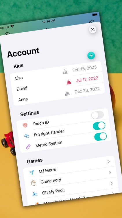 tottler: Parents helper