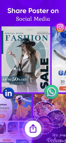 Poster Status Maker Flyer Card Screenshot 8 of 8