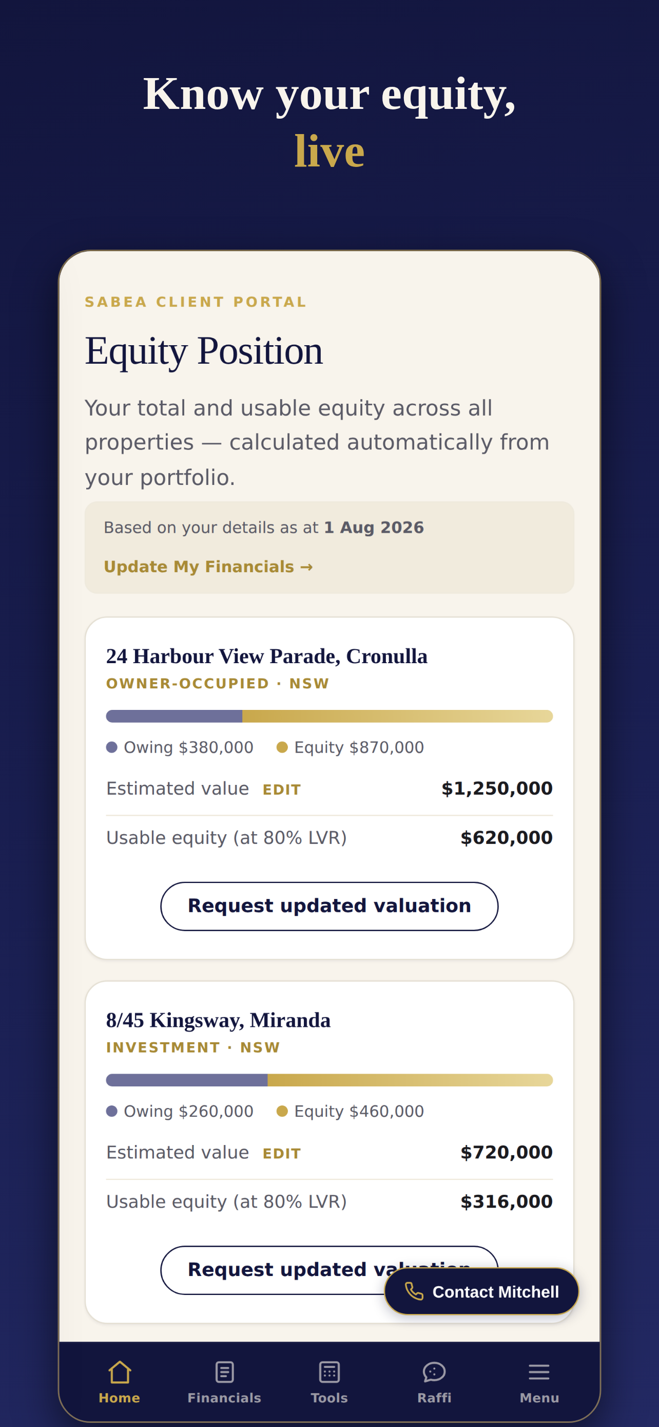 MyFinancials by Sabea screenshot 2