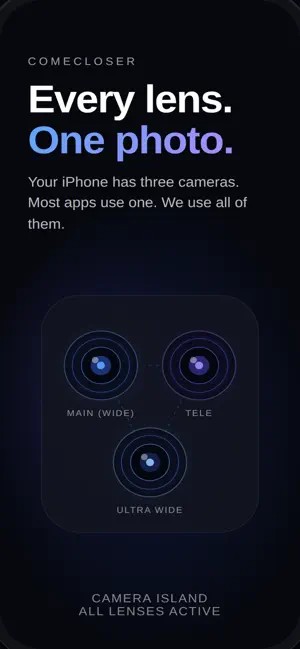 ComeCloser Camera screenshot 1