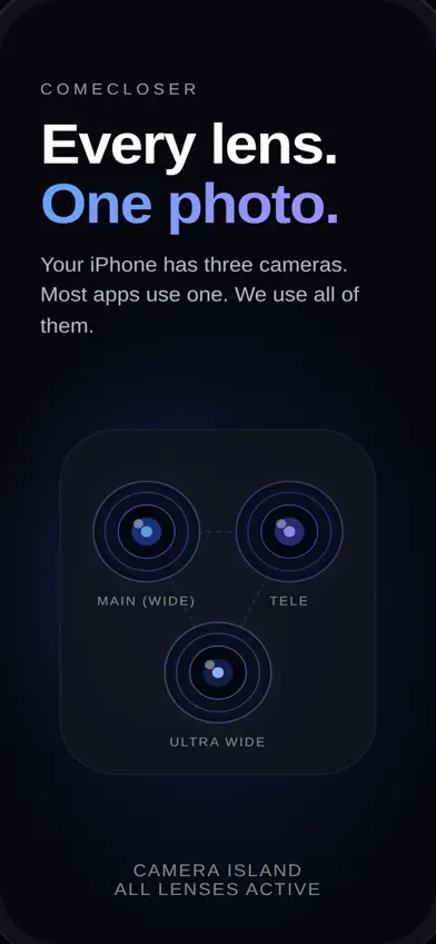 ComeCloser Camera screenshot 1