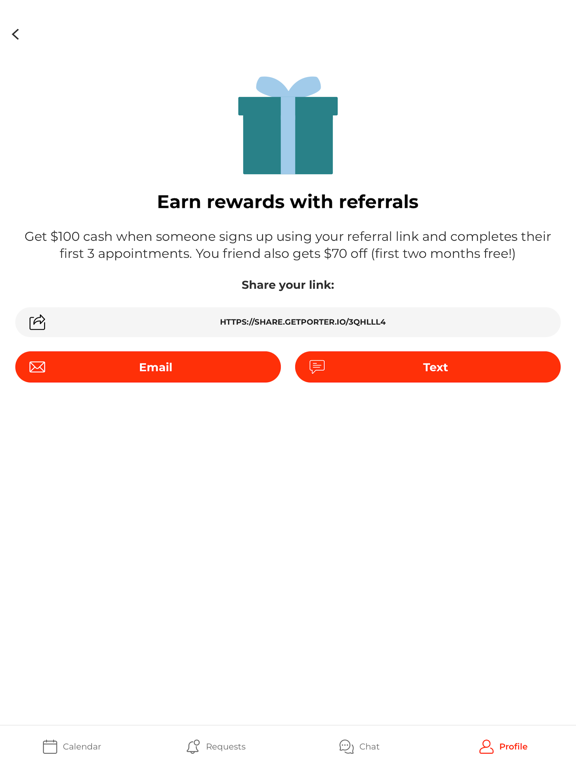 Porter iPad screenshot 5 - Productivity app