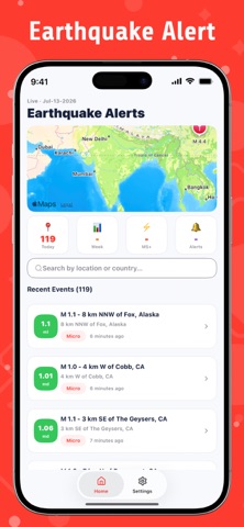 Earthquake Alert! Screenshot 1 of 4