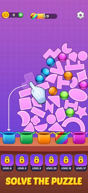 Pocket Puzzles - Ball Sort screenshot 2