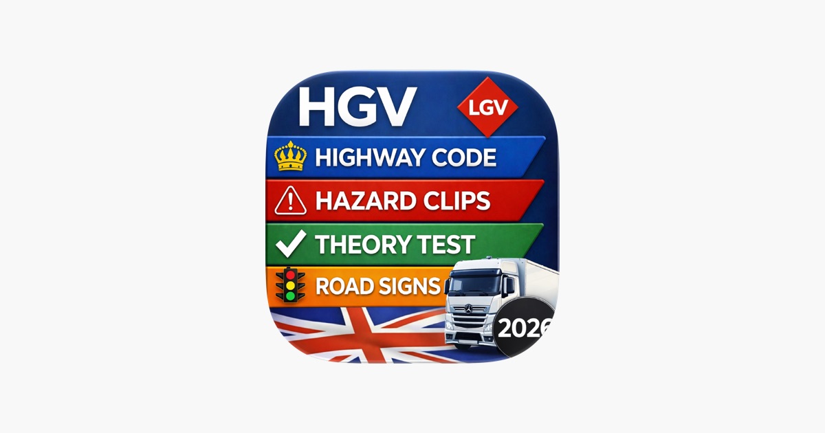 ‎HGV Theory Test Kit 2026 App - App Store