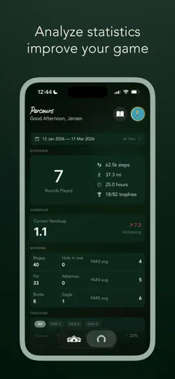 Скриншот Parcours - Golf GPS & Score на iPhone 5
