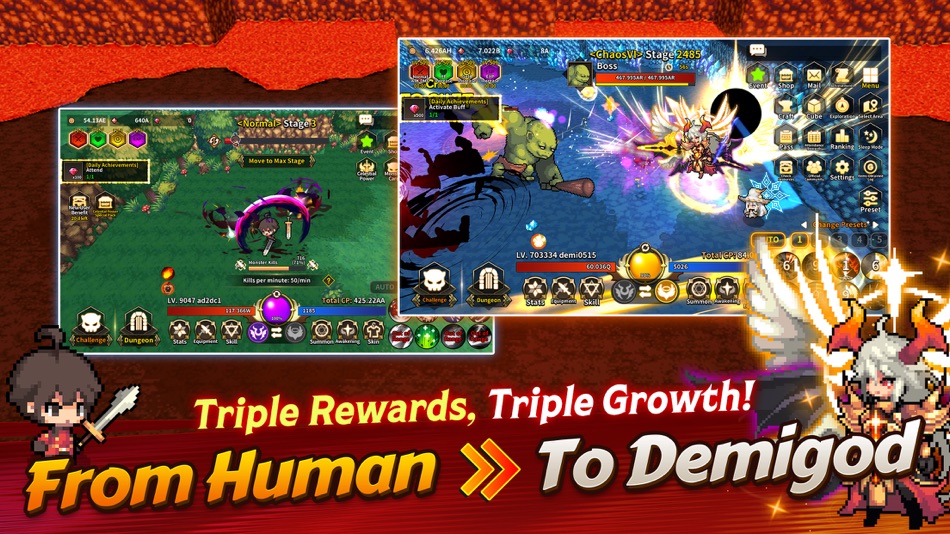 #5. Demigod Idle: Rise of a legend (iOS) 来自: SuperPlanet