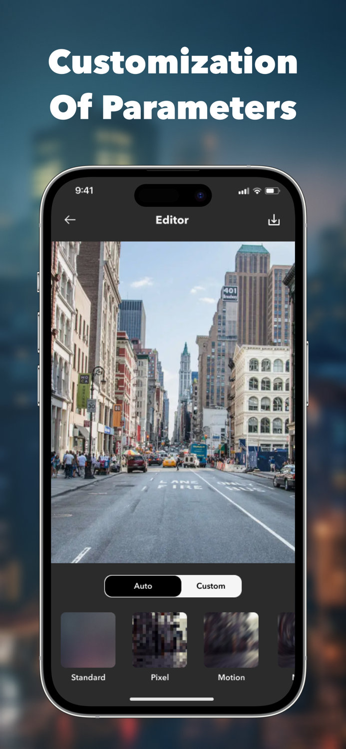 AI Blur Background - Editor