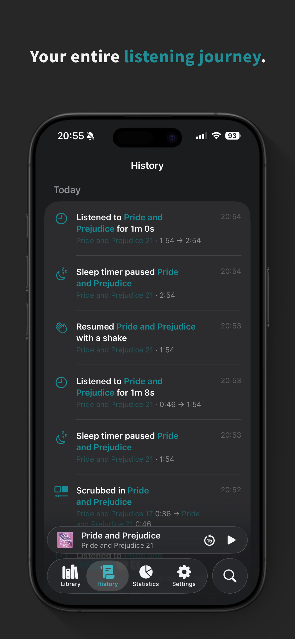 Vitreo: Audiobook Player screenshot 9