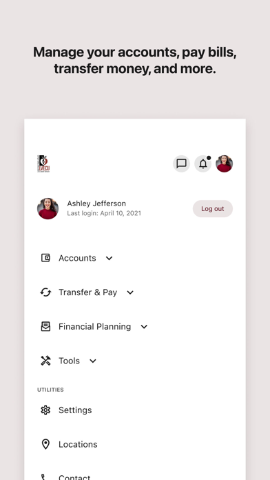 LVECU Mobile Access iPhone screenshot 5 - Finance app