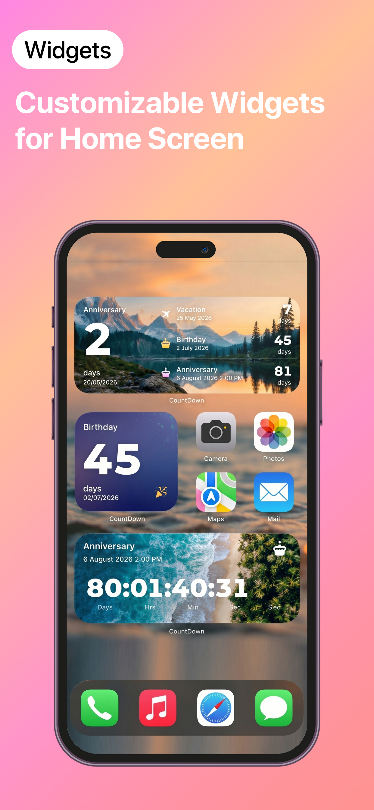 CountX: Countdown & Reminders