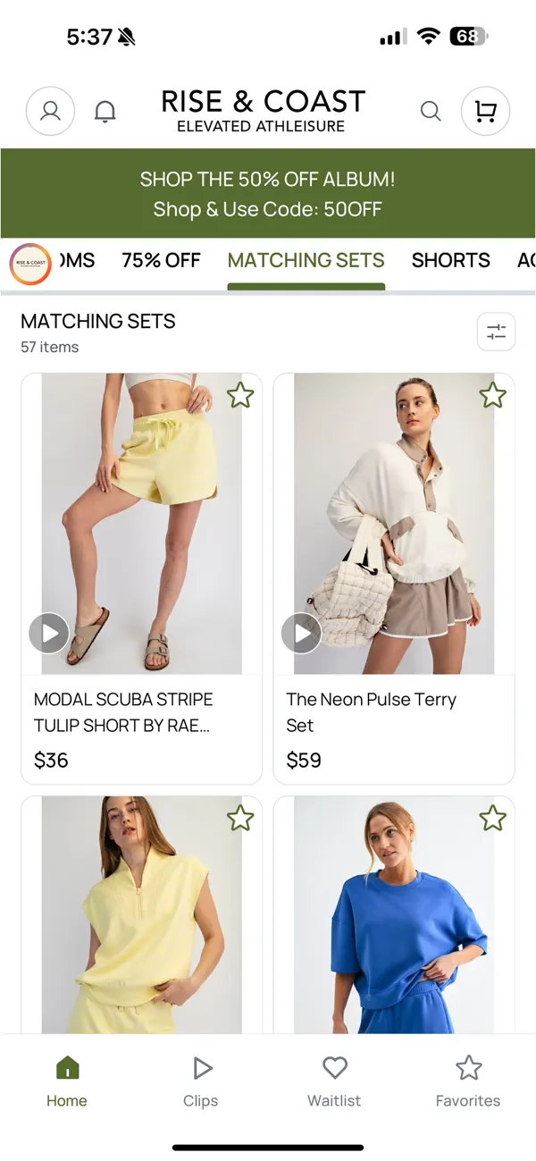 Screenshot #3 pour Rise And Coast Boutique