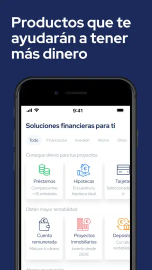 Captura de pantalla de Fintonic | Ahorra Y Finánciate en iPhone 4