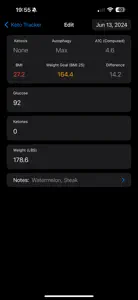 Keto Tracker screenshot #3 for iPhone