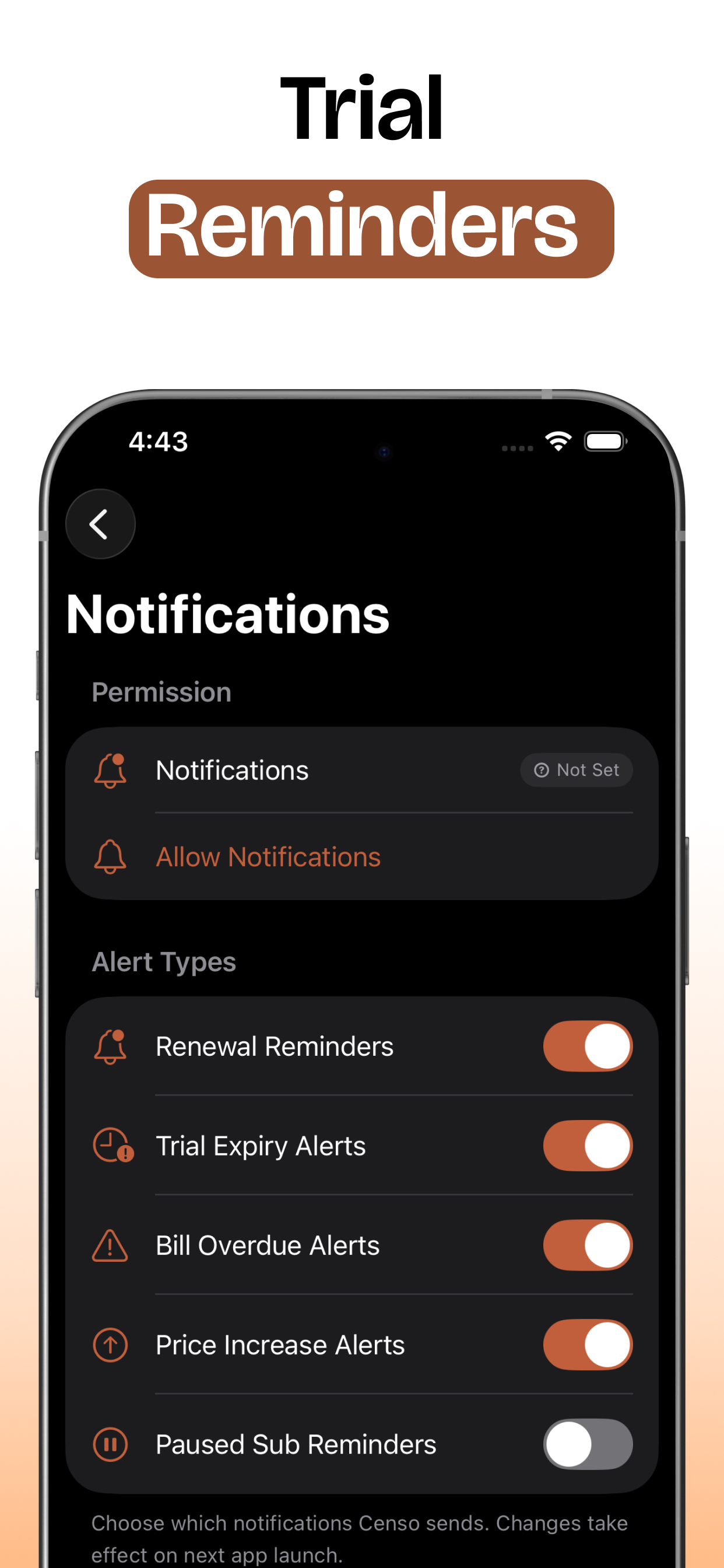 Subscription Manager - Censo screenshot 6