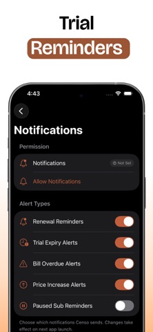 Subscription Manager - Censo Screenshot 6 of 7
