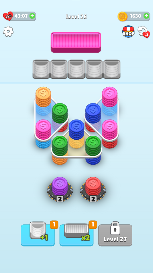 #3. Coin Pile 3D (iOS) 来自: Brew Games