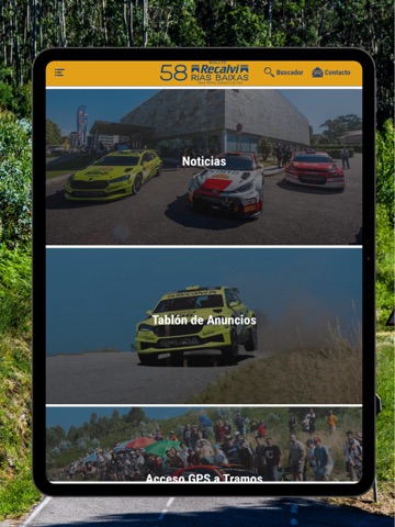 Rallye Rías Baixas iPad screenshot