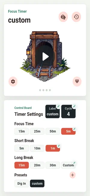 PAGO: A Focus Timer (Pomodoro) screenshot 1
