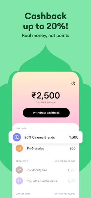 Roarbank: Credit Card & UPI iPhone screenshot 3