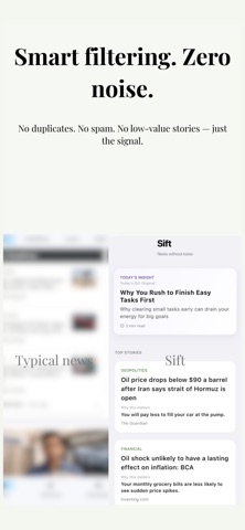 Sift – Daily News Briefing Screenshot 7 of 8