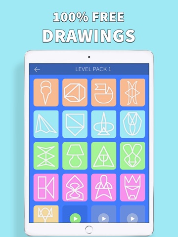 One Line: Drawing Puzzle Game iPad screenshot