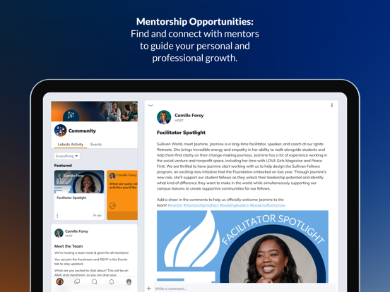 Sullivan Foundation Network iPad screenshot 2 - Social Networking app