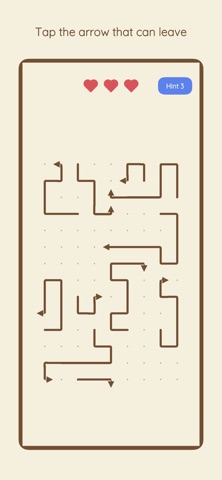 Arrows: Minimalist Puzzle iPhone screenshot