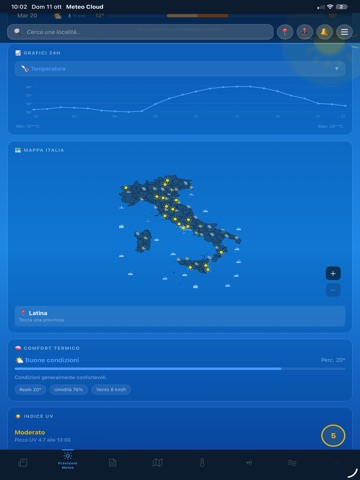 Meteo Cloud - Previsioni Meteo iPad screenshot 3