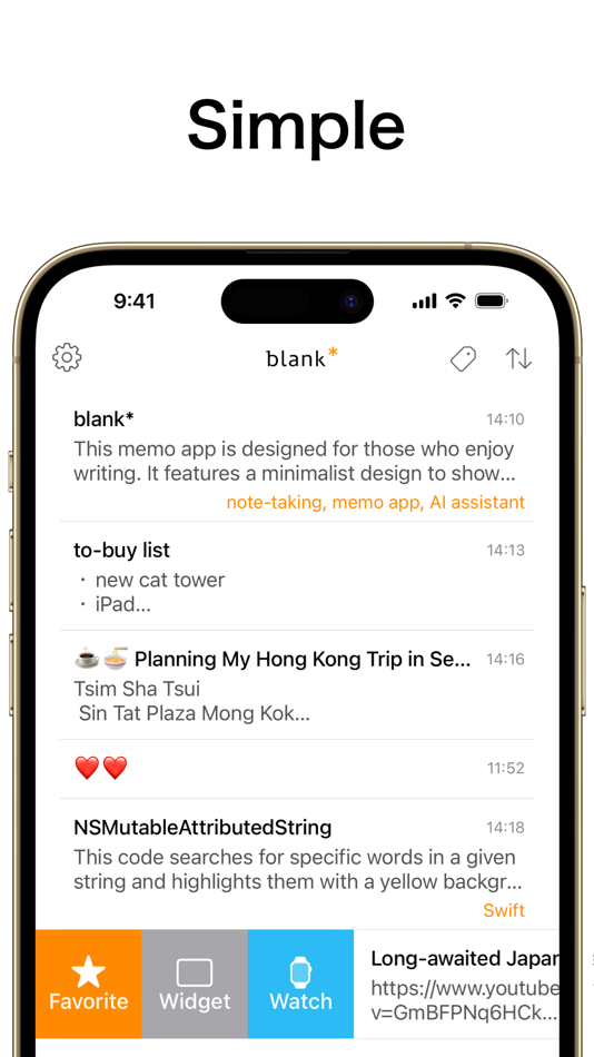 blank* note - 3.71 - (iOS)