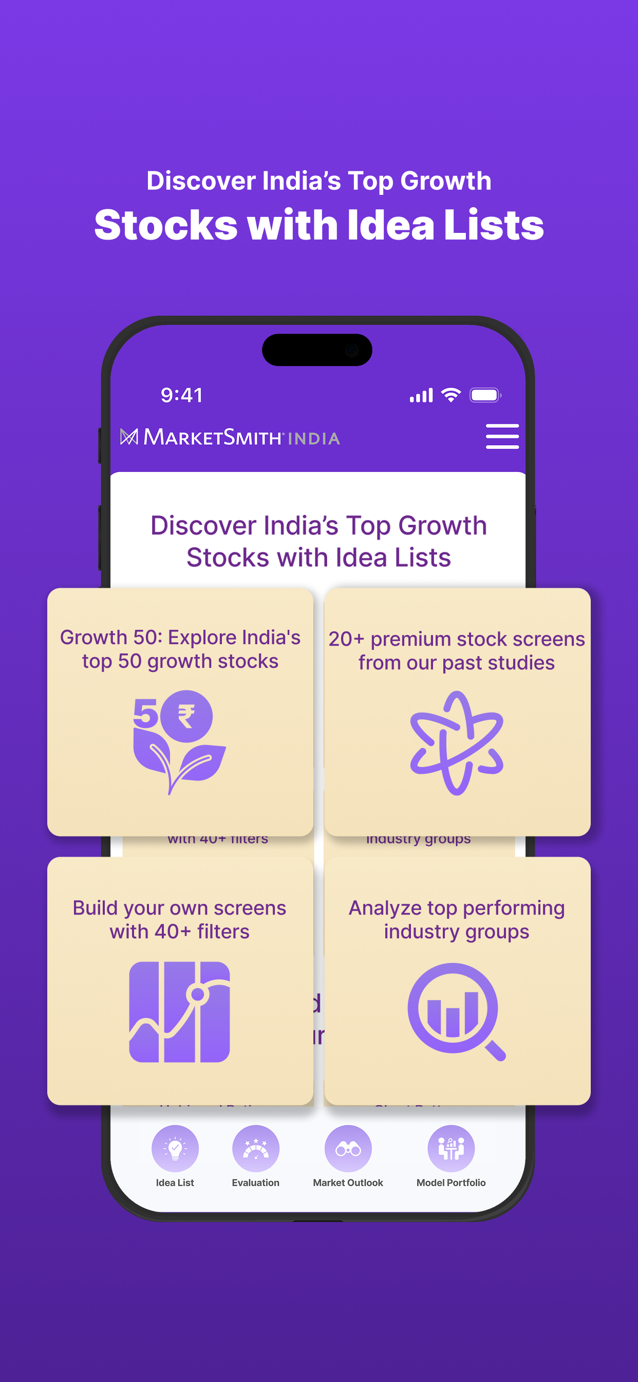 MarketSmith India -Stock Ideas