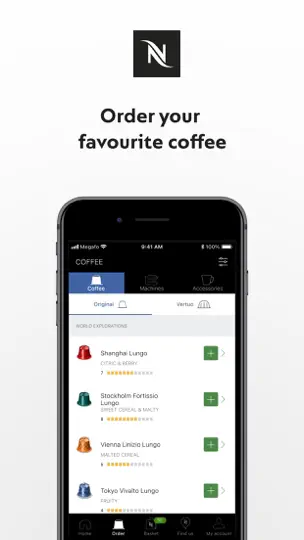 Nespresso Middle East & Africa iPhone Ekran Görüntüsü 3