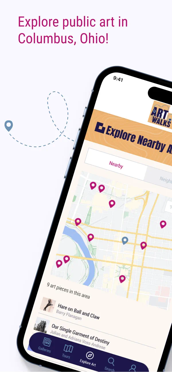 Screenshot #1 pour ArtWalks App