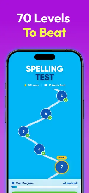 Spelling Test Quiz - Word Game screenshot 2