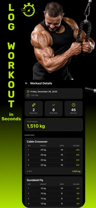 IZFit - Track Workout Progress screenshot 2