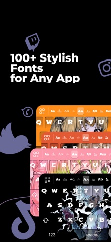 Custom Fonts Keyboard Cool Screenshot 1 of 3