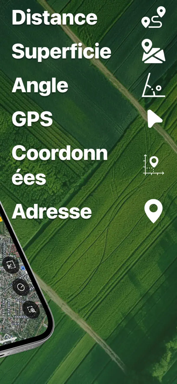 Screenshot #2 pour Mesure Surface - GPS Distance