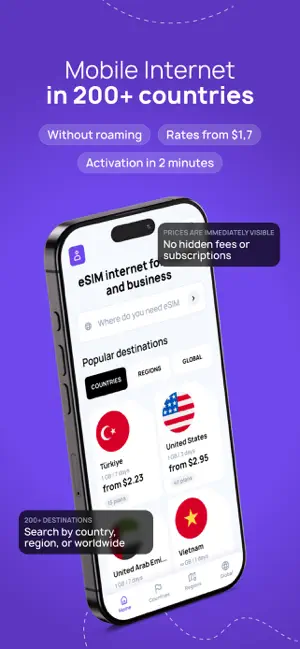 eSimka: eSIM for Travel Data screenshot 1