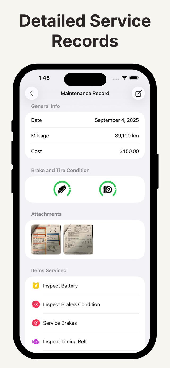 Car Maintenance Reminders screenshot 5