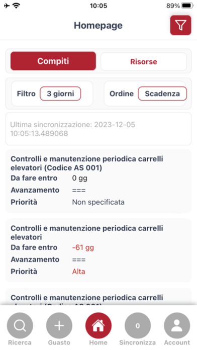 AGE Suite Manutenzioni Screenshot