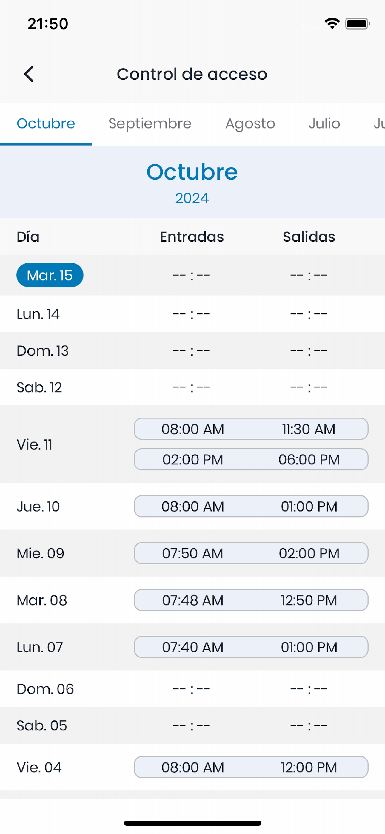 Monitor Estudiantil screenshot 4