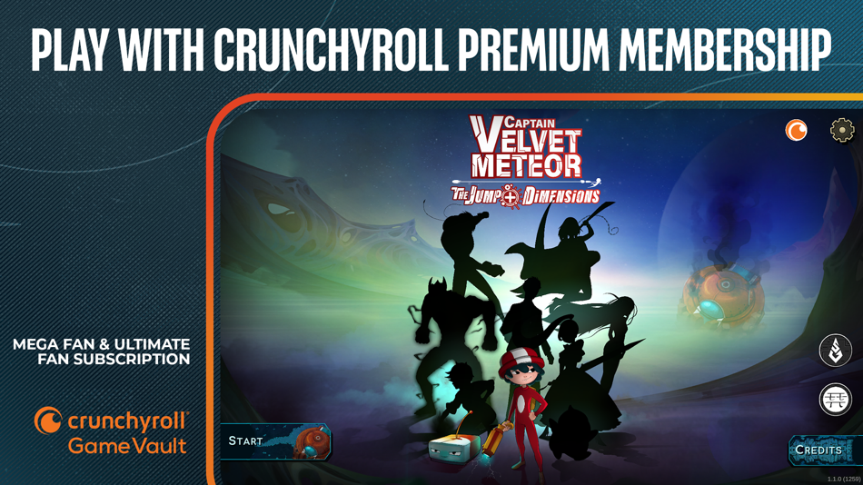 #1. Captain Velvet Meteor (iOS) De: Crunchyroll, LLC