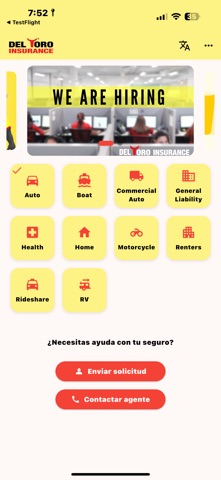 Del Toro Insurance iPhone screenshot