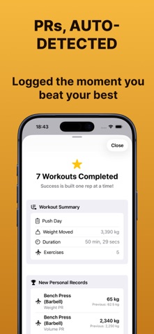 GymForge: Workout Tracker Screenshot 3 of 7