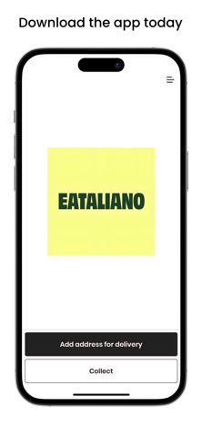 EATALIANO APP iPhone screenshot