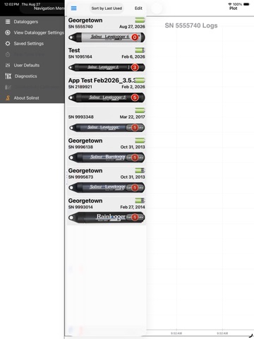 Solinst app screenshot 3